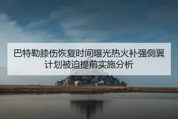 巴特勒膝伤恢复时间曝光热火补强侧翼计划被迫提前实施分析