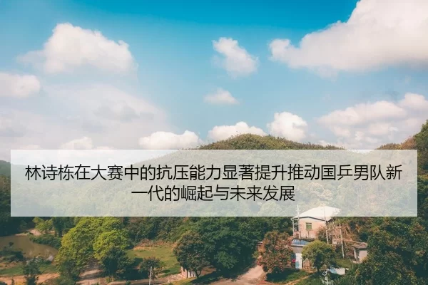 林诗栋在大赛中的抗压能力显著提升推动国乒男队新一代的崛起与未来发展