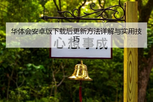 华体会安卓版下载后更新方法详解与实用技巧